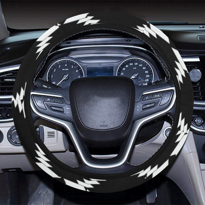 Native Pattern Print Design A04 Steering Wheel Cover with Elastic Edge