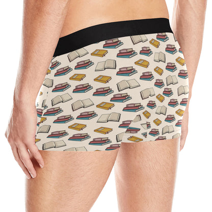 Book Pattern Print Design 04 Men's Boxer Briefs