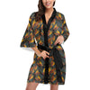 Bird Of Paradise Pattern Print Design 01 Women's Short Kimono