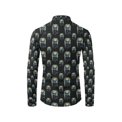 Angel with Wings Cute Design Print Men's Long Sleeve Shirt
