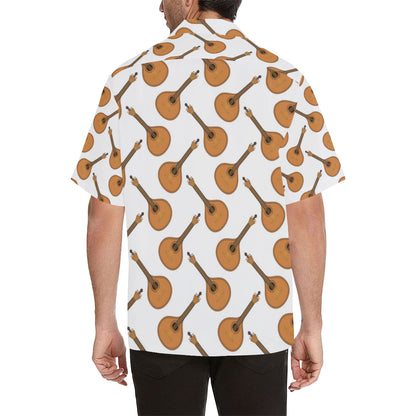 Mandolin Pattern Print Design 01 Men's Hawaiian Shirt