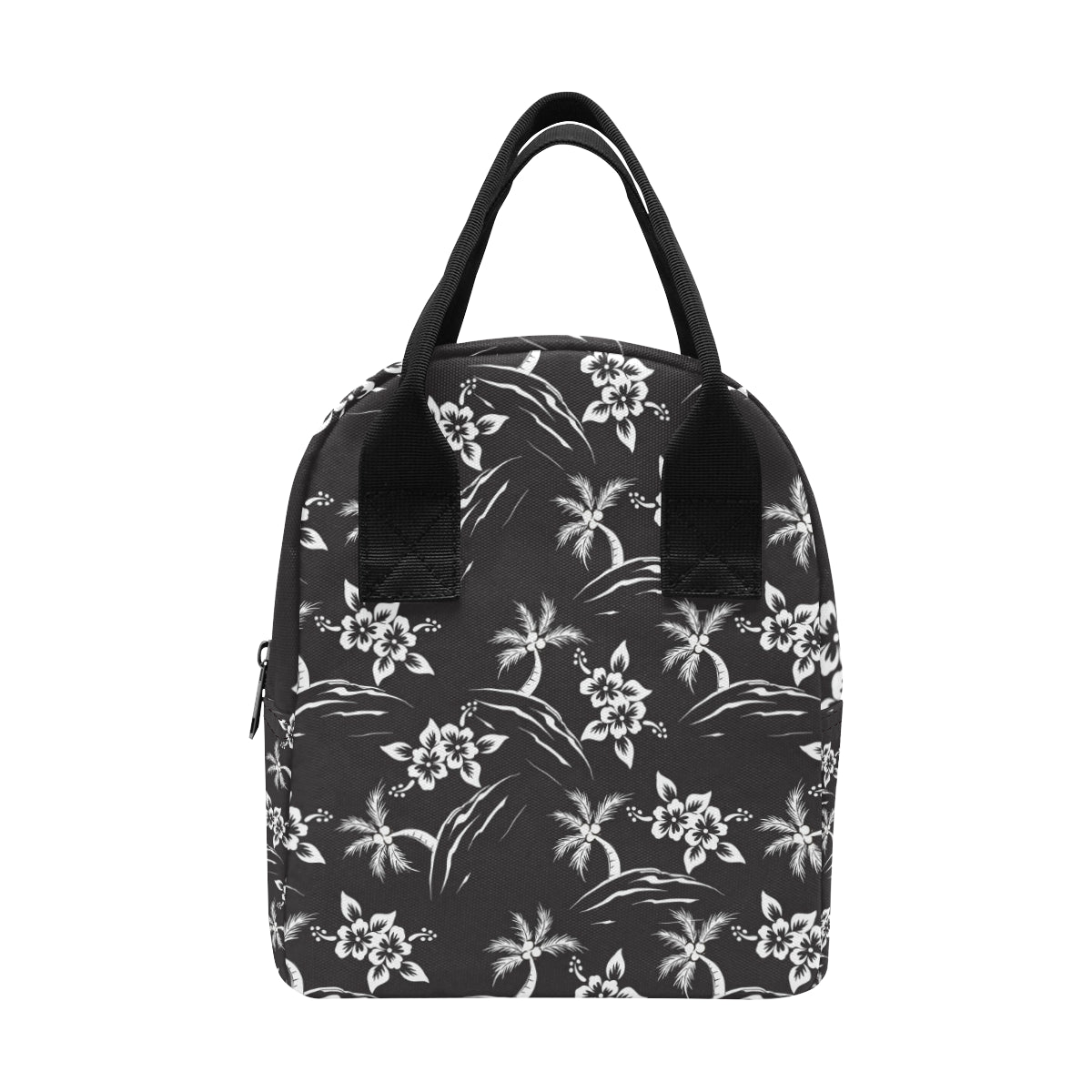 Palm Tree Pattern Print Design PT02 Insulated Lunch Bag