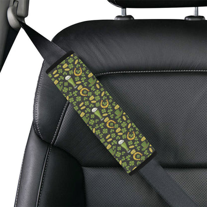 Clover St Patricks Pattern Print Design 03 Car Seat Belt Cover