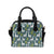 Llama Cactus Pattern Print Design 03 Shoulder Handbag