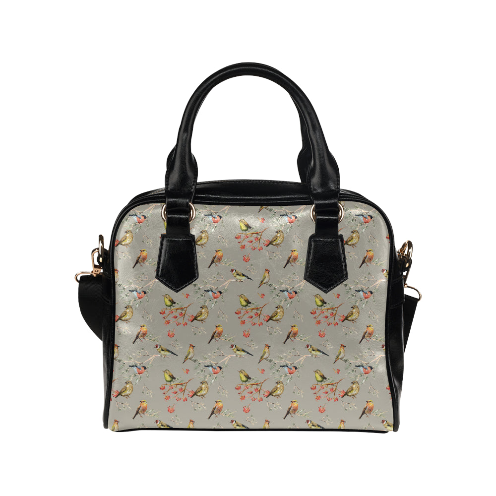 Birds Pattern Print Design 03 Shoulder Handbag
