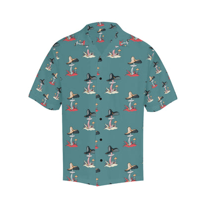 Mushroom Pattern Print Design A04 Men's Hawaiian Shirt