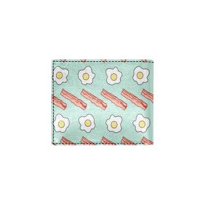Bacon Sausage Pattern Print Design 01 Men's ID Card Wallet