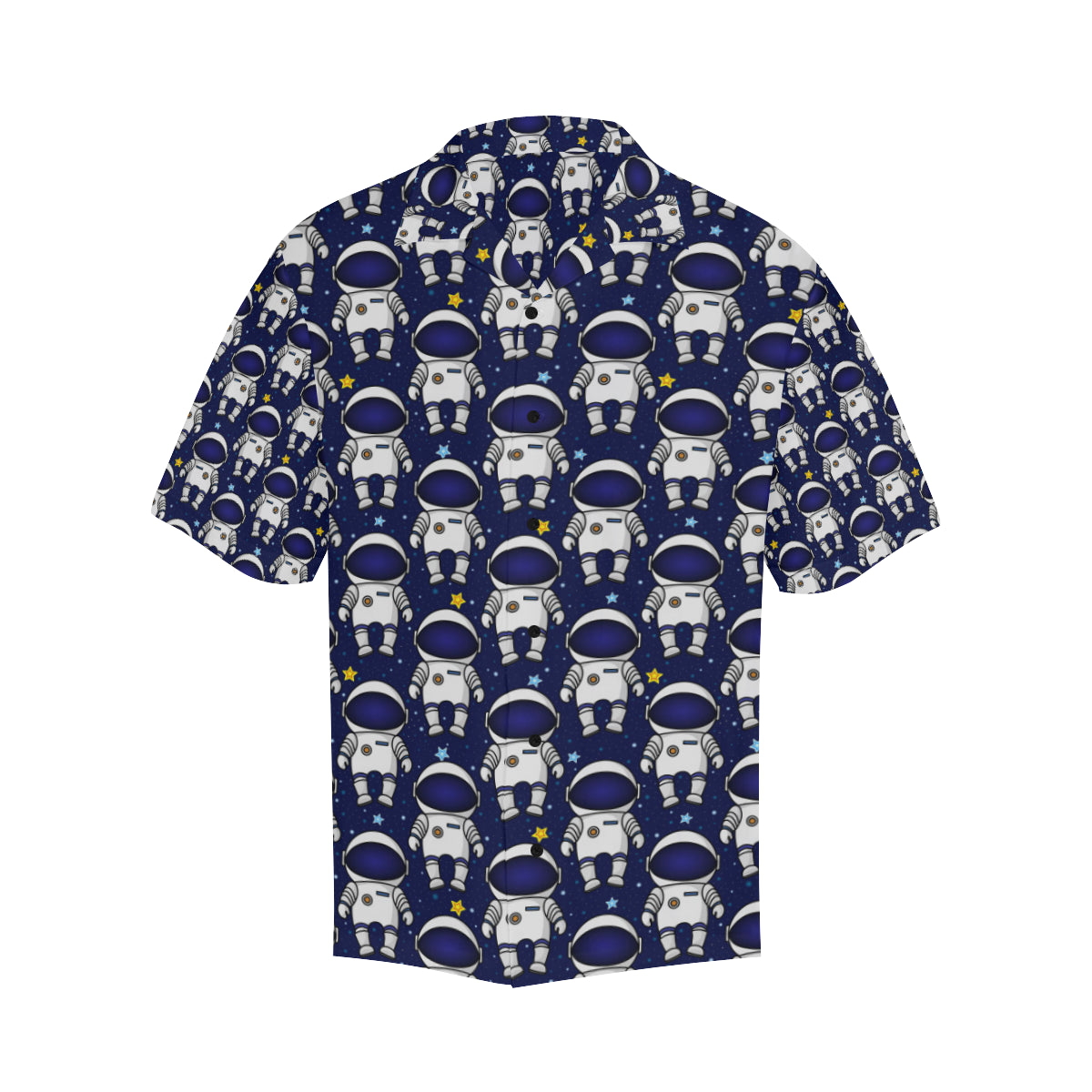Astronaut Pattern Print Design 01 Men's Hawaiian Shirt