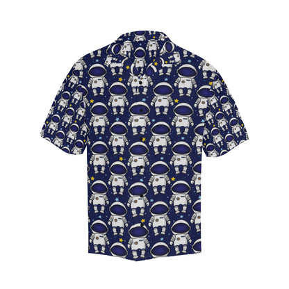 Astronaut Pattern Print Design 01 Men's Hawaiian Shirt