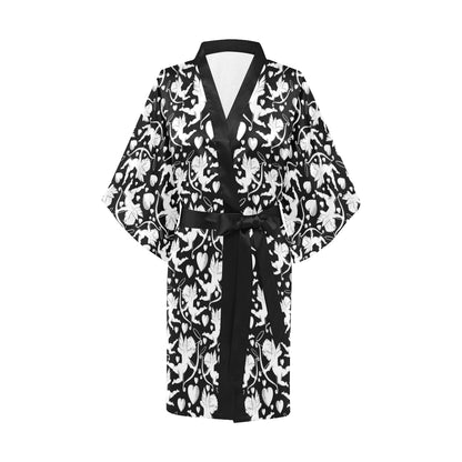Cupid Pattern Print Design 04 Women's Short Kimono