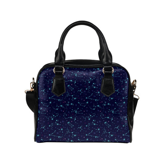Constellation Pattern Print Design 01 Shoulder Handbag
