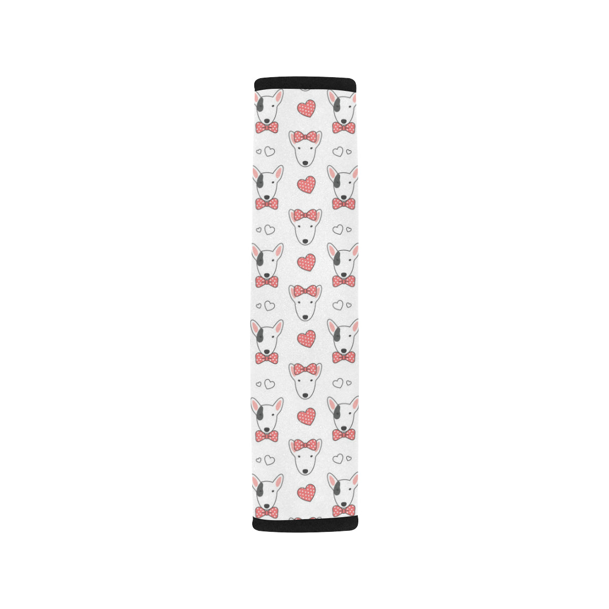 Bull Terriers Pattern Print Design 08 Car Seat Belt Cover