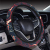 Red Indian Elephant Pattern Steering Wheel Cover with Elastic Edge