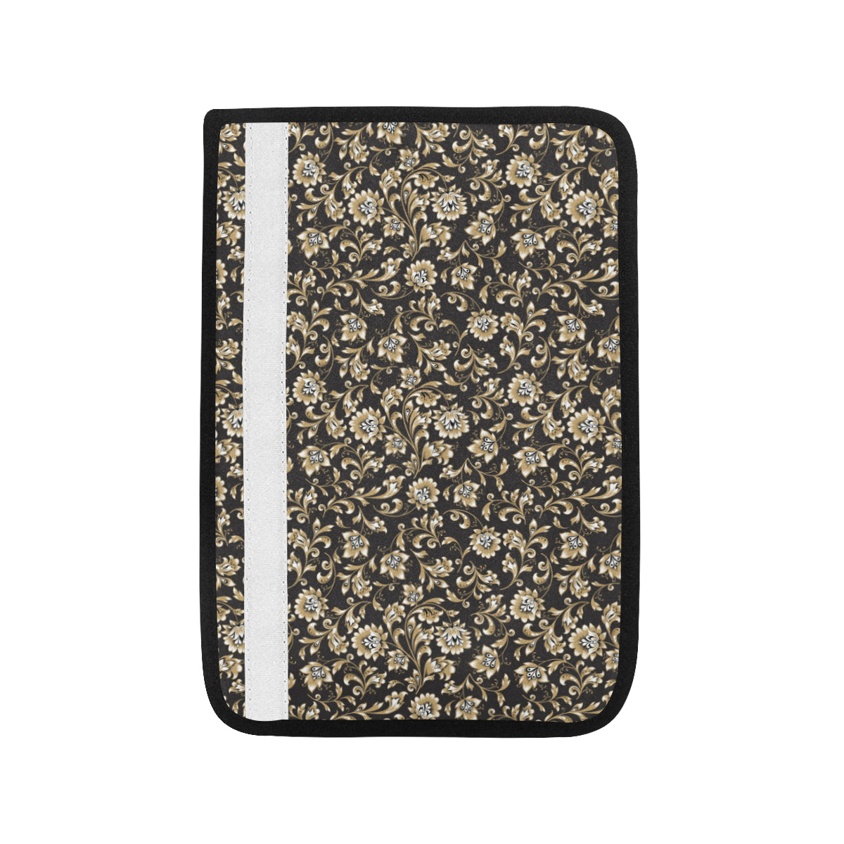 Brocade Pattern Print Design 03 Car Seat Belt Cover