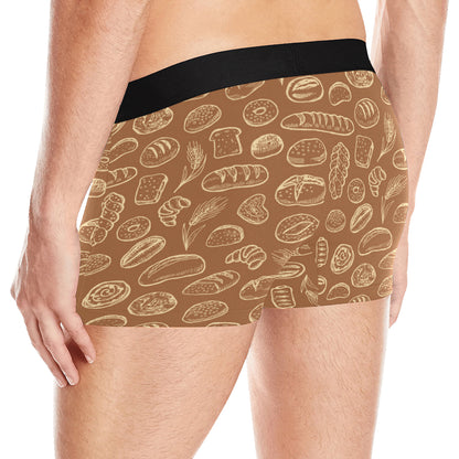 Bread Pattern Print Design 03 Men's Boxer Briefs