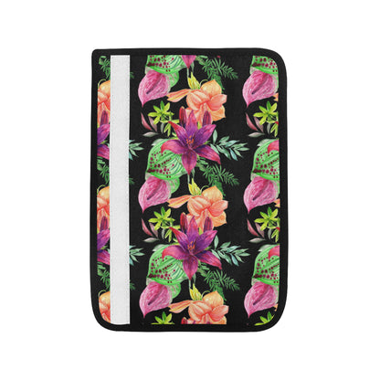 Amaryllis Pattern Print Design AL09 Car Seat Belt Cover