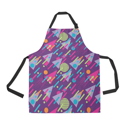 90s Pattern Print Design 4 Apron with Pocket