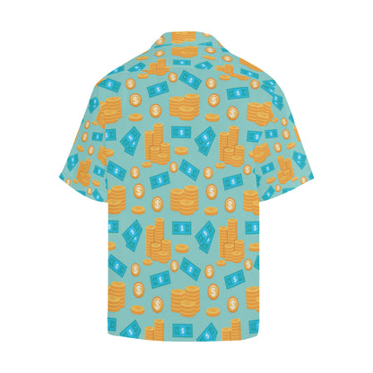 Money Pattern Print Design 03 Men's Hawaiian Shirt