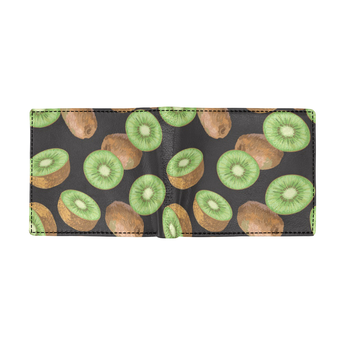 Kiwi Pattern Print Design KW03 Men's ID Card Wallet