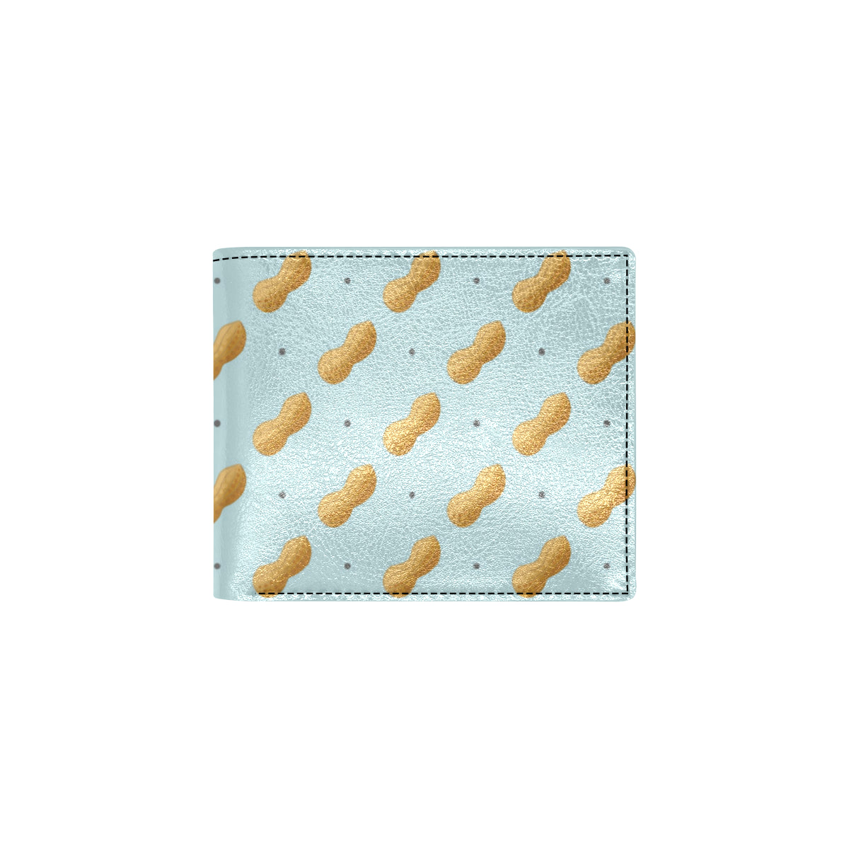 Peanut Pattern Print Design A03 Men's ID Card Wallet
