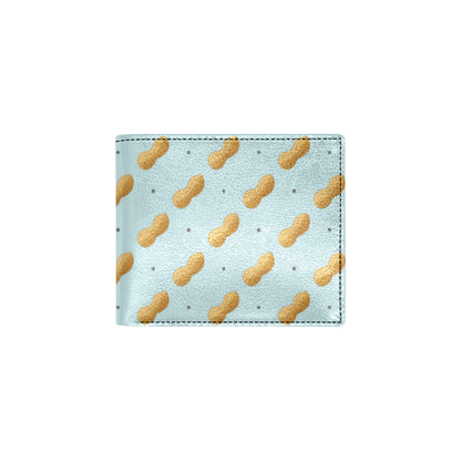 Peanut Pattern Print Design A03 Men's ID Card Wallet