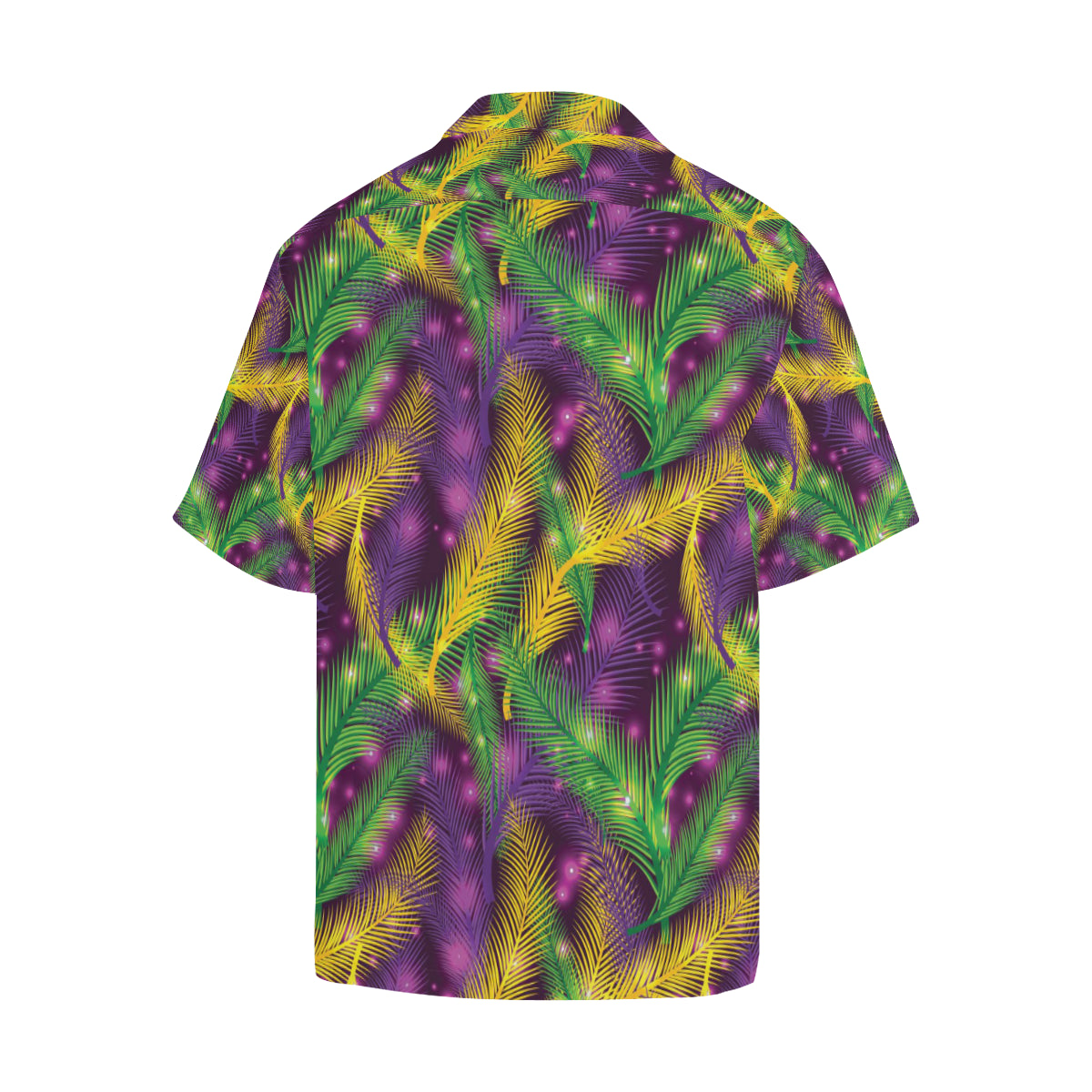 Mardi Gras Pattern Print Design 09 Men's Hawaiian Shirt