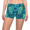 Banana Leaf Pattern Print Design BL05 Yoga Shorts