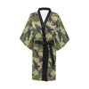 Army Camouflage Pattern Print Design 01 Women's Short Kimono