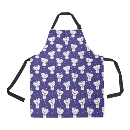 Maltese Pattern Print Design 02 Apron with Pocket