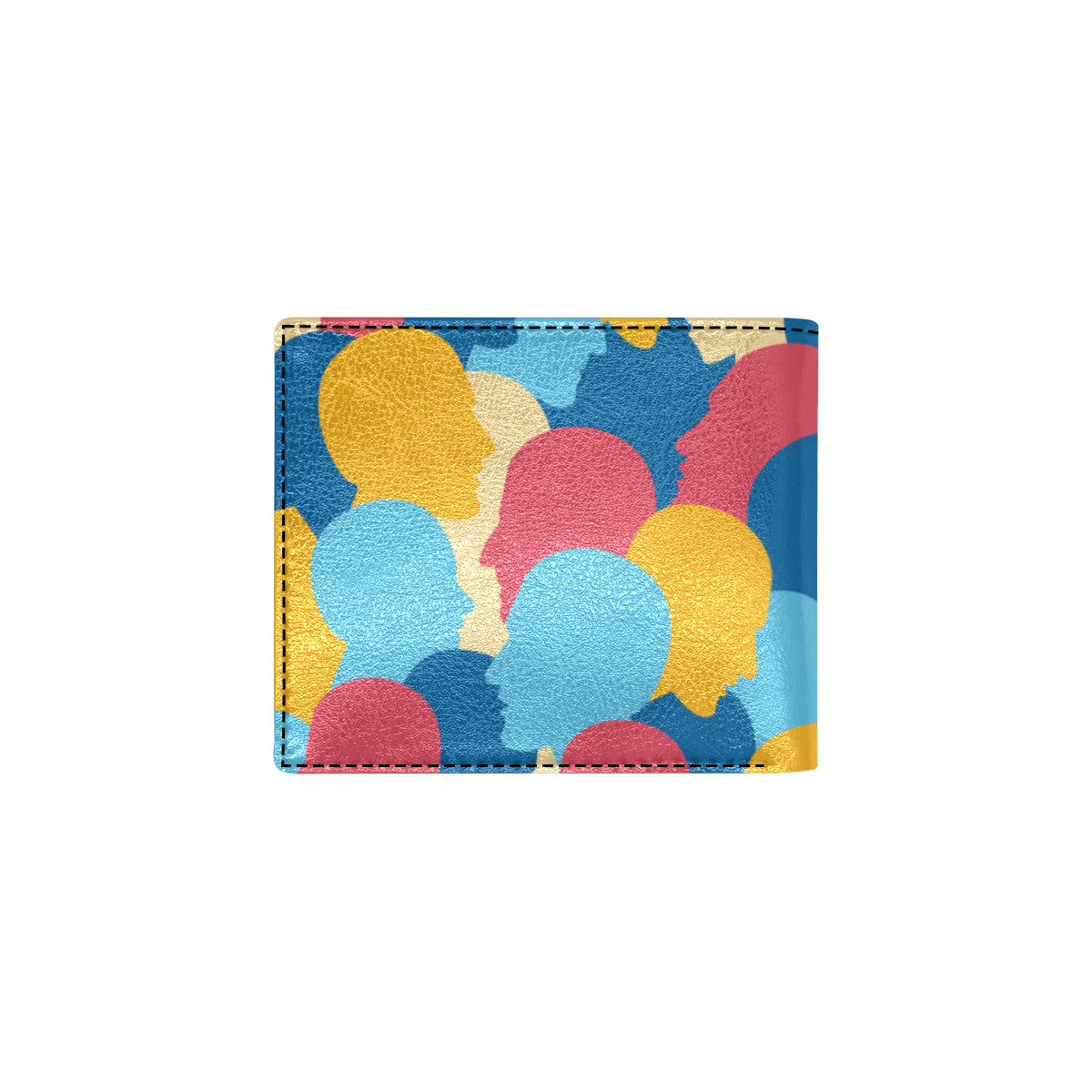 Psychology Pattern Print Design A02 Men's ID Card Wallet