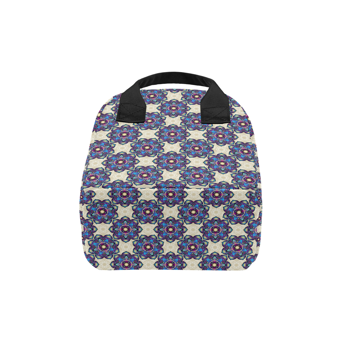 lotus Boho Pattern Print Design LO08 Insulated Lunch Bag