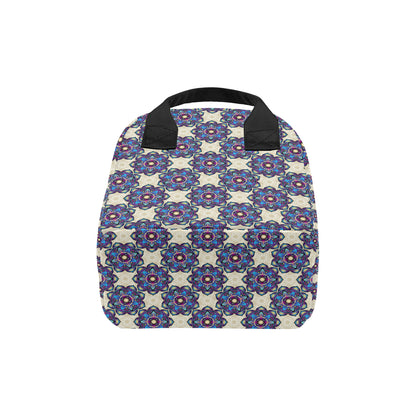 lotus Boho Pattern Print Design LO08 Insulated Lunch Bag