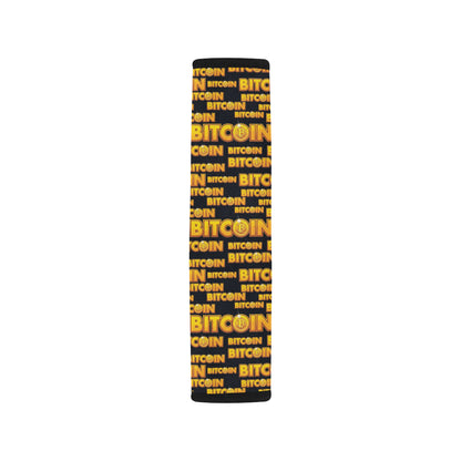 Bitcoin Pattern Print Design DO03 Car Seat Belt Cover