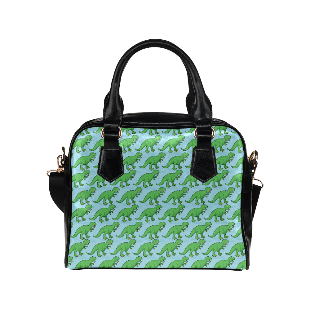 T Rex Pattern Print Design A01 Shoulder Handbag