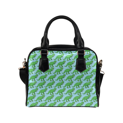 T Rex Pattern Print Design A01 Shoulder Handbag