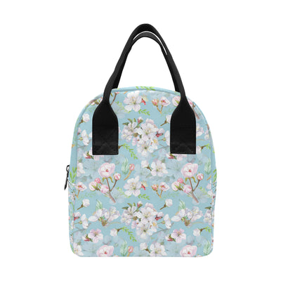 Apple blossom Pattern Print Design AB06 Insulated Lunch Bag