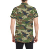 Army Camouflage Pattern Print Design 01 Men's Short Sleeve Button Up Shirt