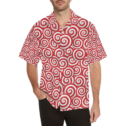 Candy Pattern Print Design 03 Men's Hawaiian Shirt