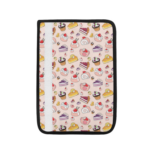Cake Pattern Print Design 01 Car Seat Belt Cover