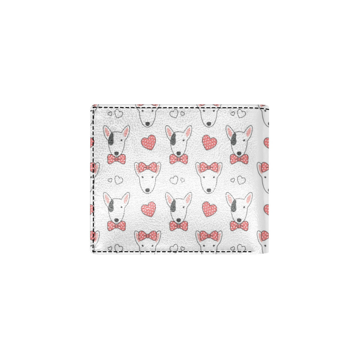 Bull Terriers Pattern Print Design 08 Men's ID Card Wallet