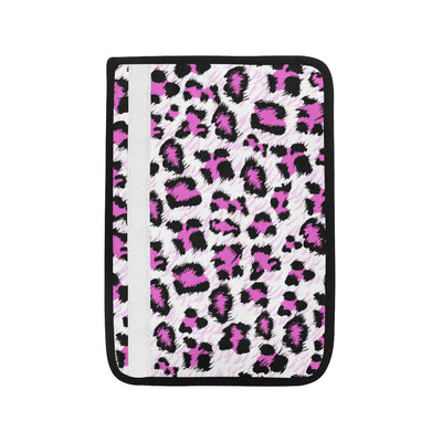 Leopard Pink Skin Print Car Seat Belt Cover