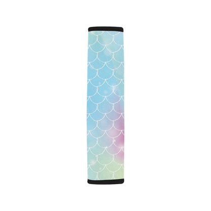 Rainbow Pattern Print Design A06 Car Seat Belt Cover
