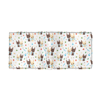 Chihuahua Pattern Print Design 06 Men's ID Card Wallet