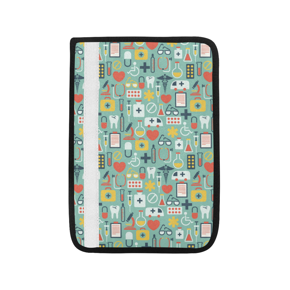 Medical Pattern Print Design 02 Car Seat Belt Cover