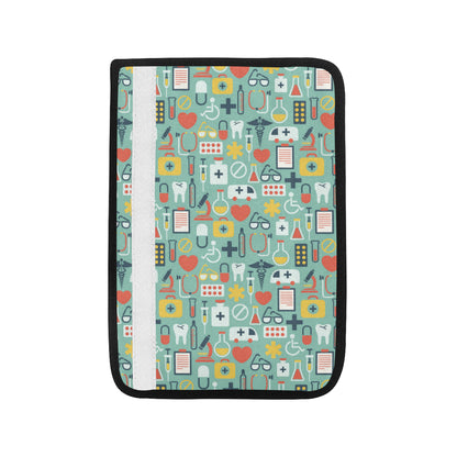 Medical Pattern Print Design 02 Car Seat Belt Cover