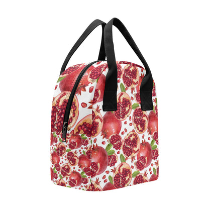 Pomegranate Pattern Print Design PG03 Insulated Lunch Bag