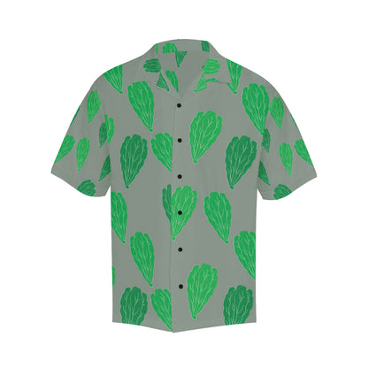 Lettuce Pattern Print Design 02 Men's Hawaiian Shirt