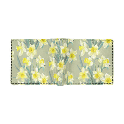 Daffodils Pattern Print Design DF01 Men's ID Card Wallet