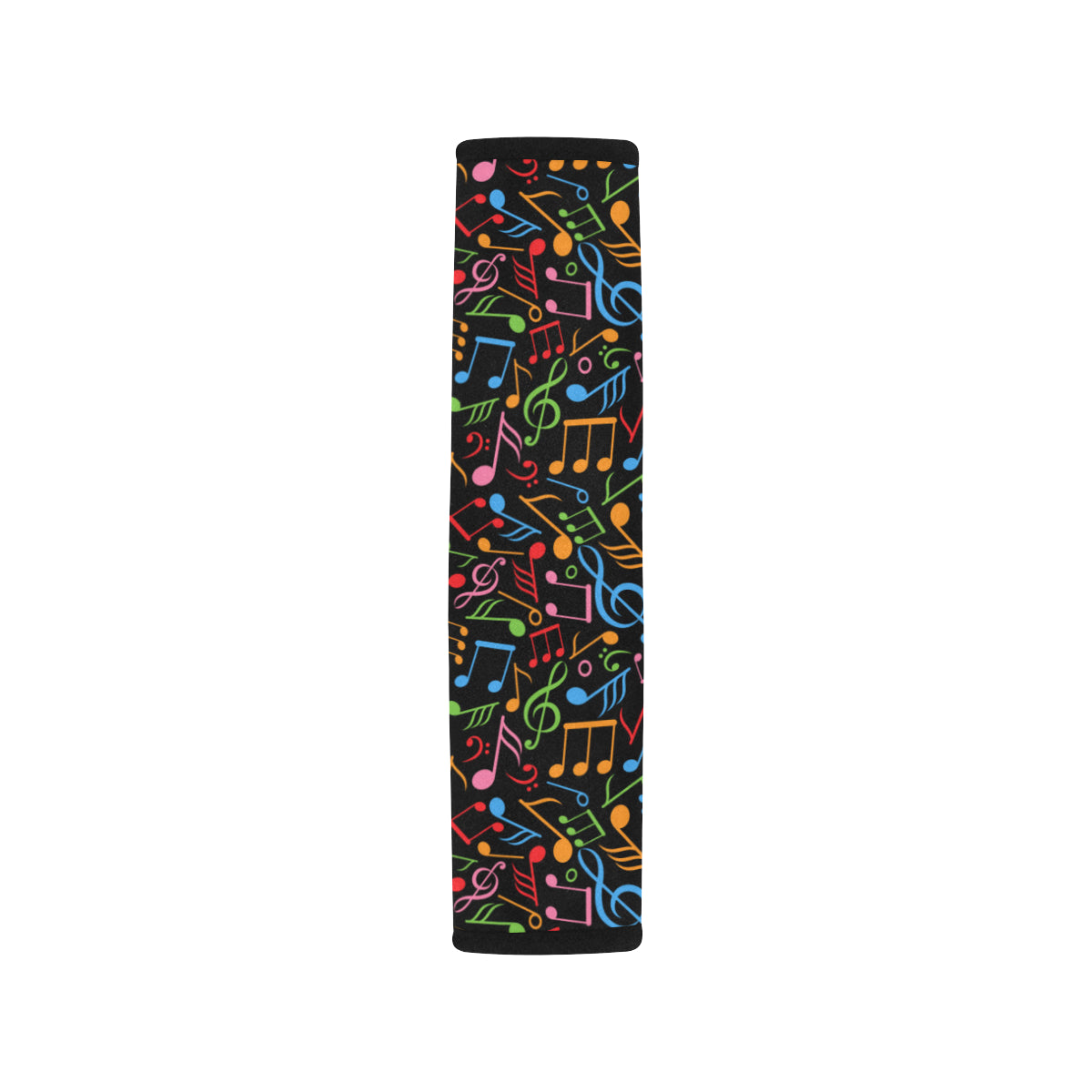 Music Note Colorful Themed Print Car Seat Belt Cover