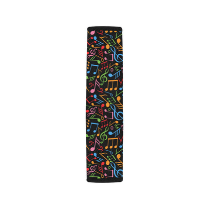 Music Note Colorful Themed Print Car Seat Belt Cover